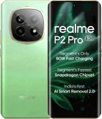 realme P2 Pro 5G (Parrot Green, 12 GB RAM, 256GB Storage) | Up to 24GB Dynamic RAM | 6.7" Curved Display | 7s Gen2 Processor | 4500 mm VC Cooling System | Sony LYT-600 OIS Camera | 80 W Fast Charging