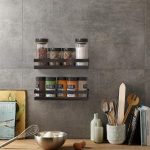 Amazon Brand - Umi Metal Multi-Purpose Wall Mount Floating Shelf Wall Mounted Storage Shelves for Kitchen, Bathroom, Bedroom, Office (Medium, Black) - Image 2