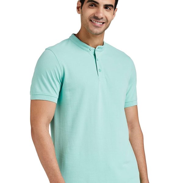 Amazon Brand - Symbol Men's Cotton Regular Fit Polo T-Shirt