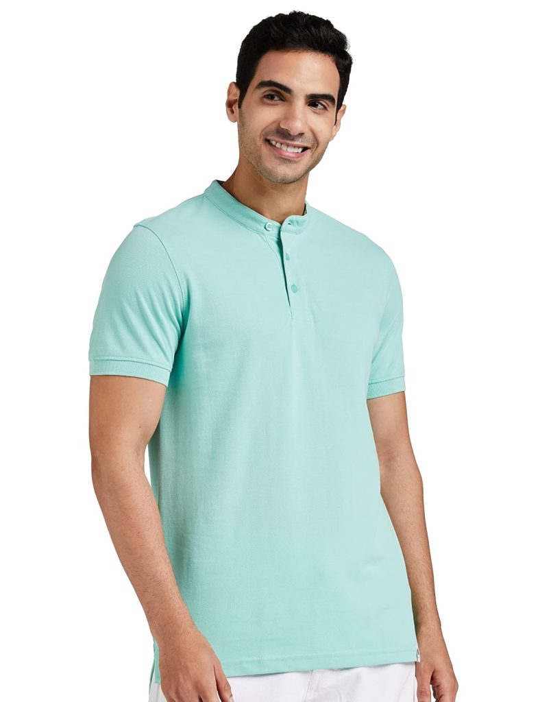 Amazon Brand - Symbol Men's Cotton Regular Fit Polo T-Shirt