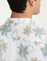 Van Heusen Men's Cotton Slim Fit Print Half Sleeves Casual Resort Collar Shirt - Image 6