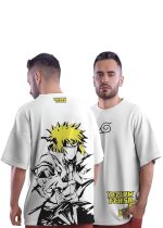 Minato The Yellow Flash Anime Oversized T-Shirt