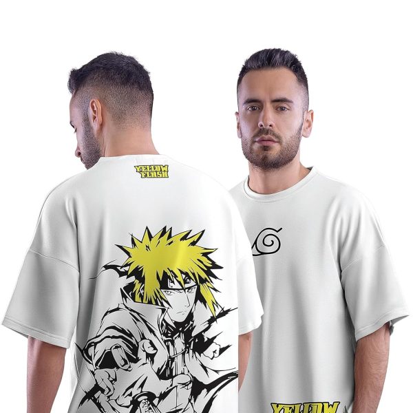 Minato The Yellow Flash Anime Oversized T-Shirt