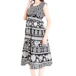 MRV 100% Cotton Comfort Rajasthani Jaipuri free size dress (midi dress) - Image 2