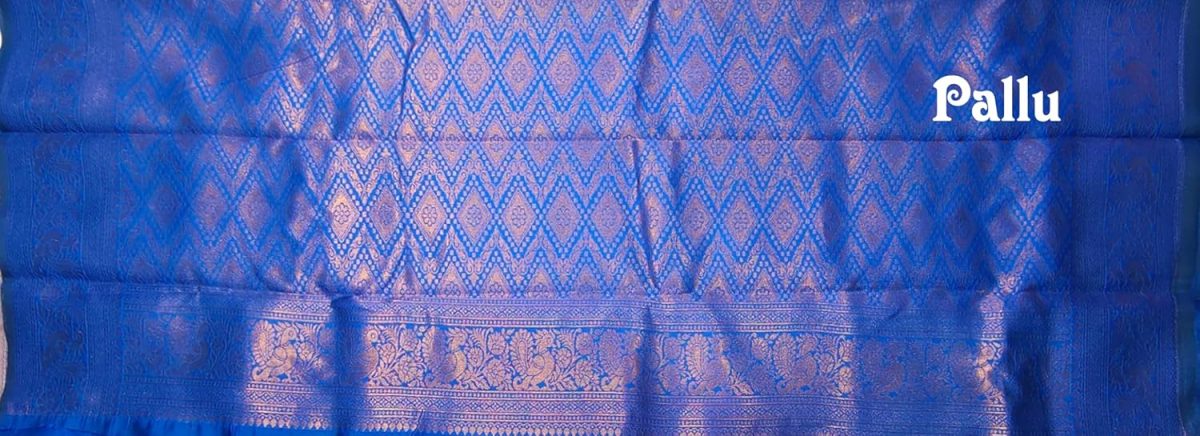 SREE KUMARAN Women's Kanchipuram Kubera Silk Pure Pattu Sarees With Blouse (VSK138-2) - Image 3