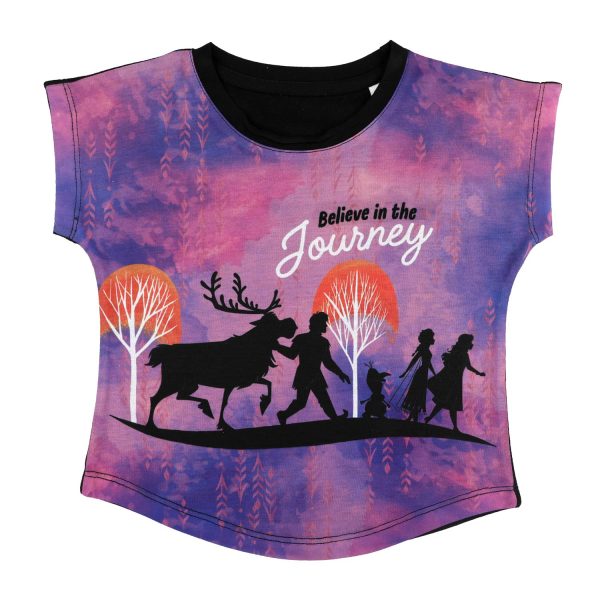 Frozen by Wear Your Mind Girl's Regular Fit T-Shirt
