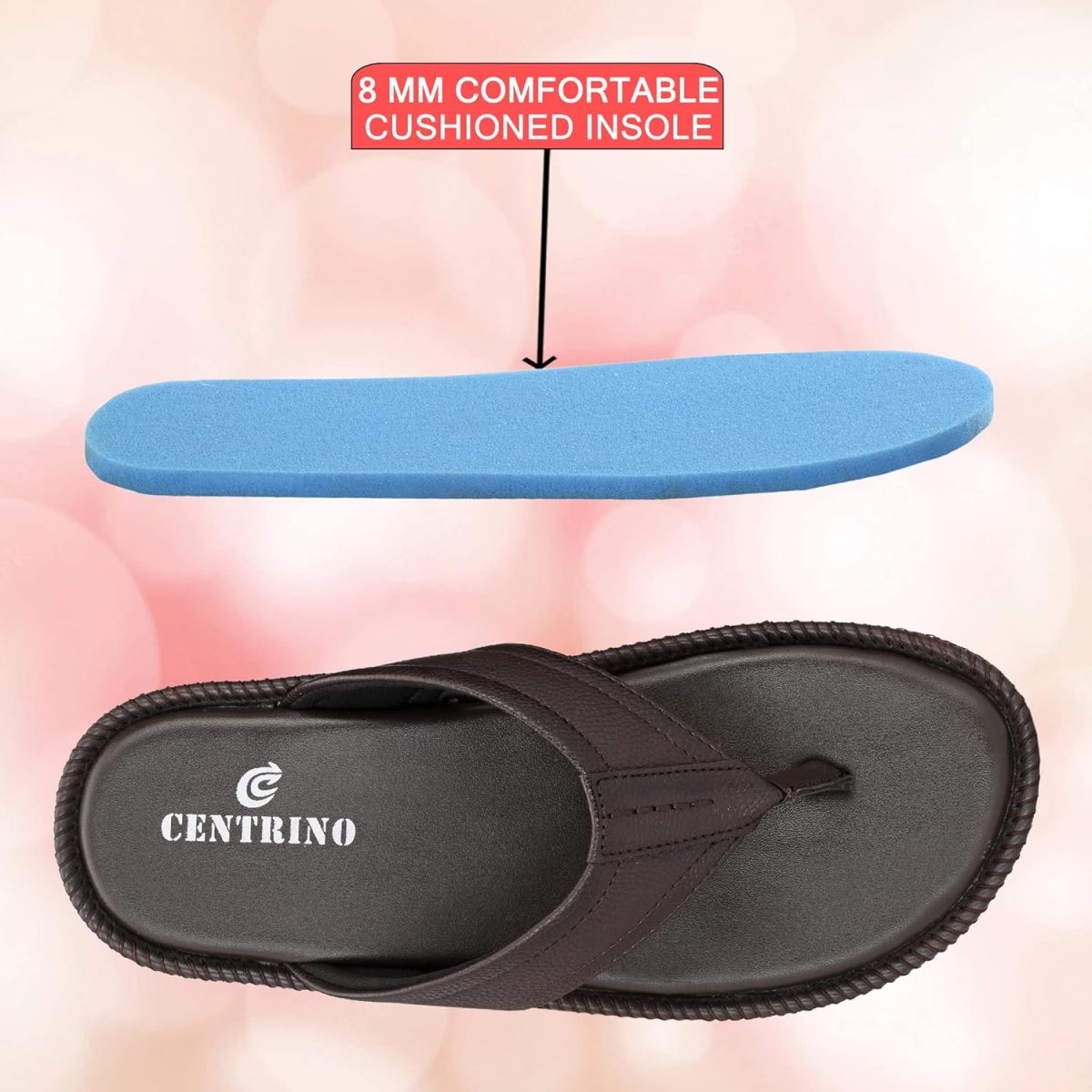 Centrino Men's Flip-Flop Slippers | Luxurious Comfort Every Step | Slip-On Ease, Minimalist Design | Perfect for Beach Days, Poolside Lounging, and Casual Wear (8202) - Image 4