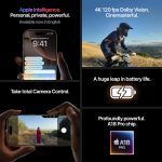 iPhone 16 Pro Max 1 TB: 5G Mobile Phone with Camera Control, 4K 120 fps Dolby Vision and a Huge Leap in Battery Life. Works with AirPods; Black Titanium - Image 5