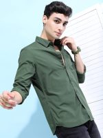 KETCH Men's Polyester Slim Fit Solid Full Sleeve Shirt - Image 5