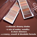 e.l.f. Perfect 10 Eyeshadow Palette, Ten Ultra-Pigmented Shimmer & Matte Shades, Vegan & Cruelty-Free, Keep It Ethereal, Multicolour - Image 3