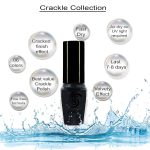 Beromt Tornado Crackle Nail Polish, Vegan-Friendly, Non-Toxic, Safe Fast Dry, Nail Art, Gel Finish Effect, Smooth Cracked Texture, Lustrous, Best High-Shine, Bright Crackle Nail Polish, 10Ml-9002 - Image 3
