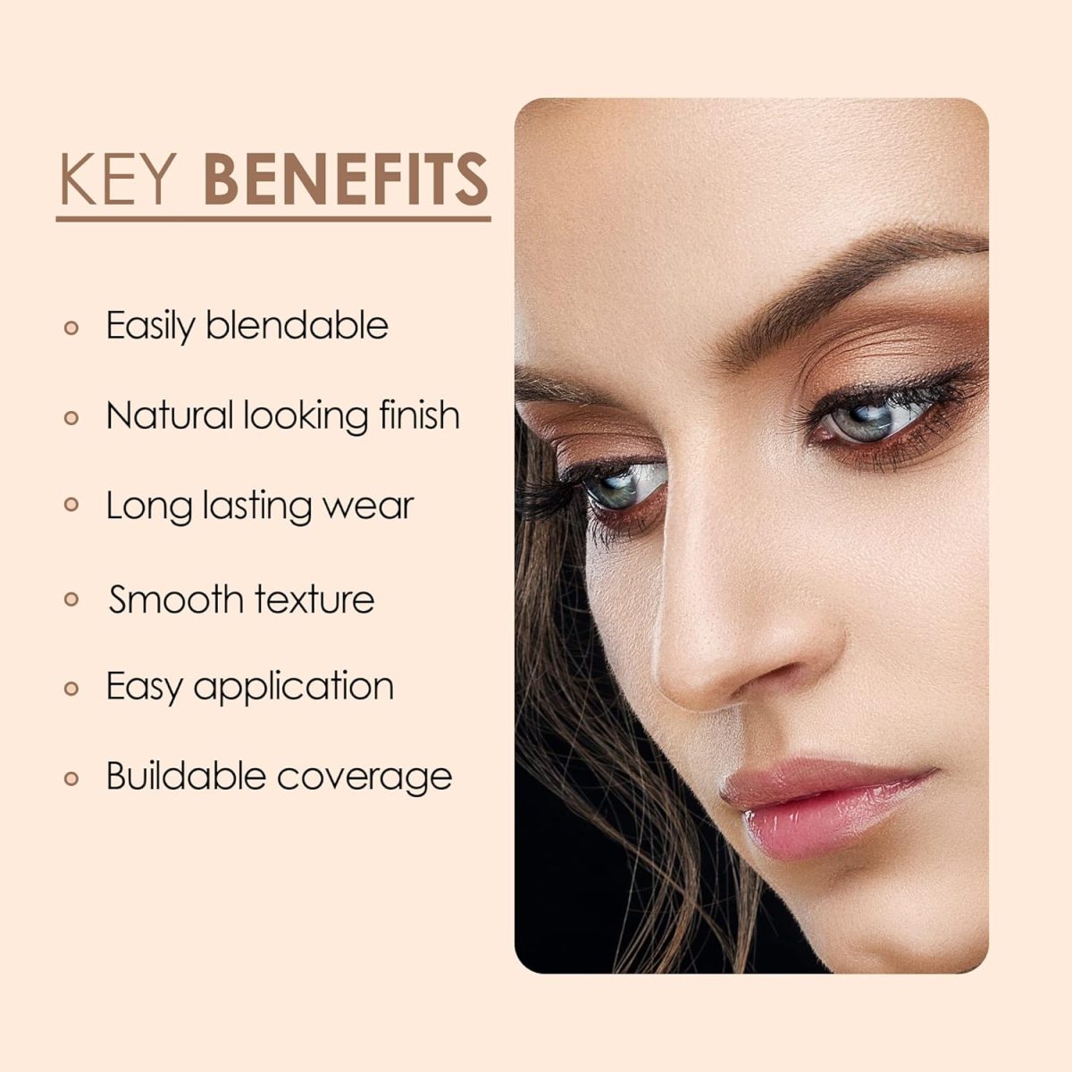 Shryoan Eyebrow Powder with angled eyebrow brush and Spoolie | Long Lasting & Water Proof | (Multi color) - Image 5