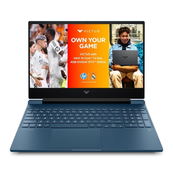 HP Victus, 12th Gen Intel Core i5-12450H, 4GB NVIDIA GeForce RTX 3050 Gaming Laptop (16GB RAM, 1TB SSD) 144Hz, IPS 15.6"/39.6cm, Win 11, MS Office 2021, Blue, 2.3Kg, Enhanced Cooling, fa1388TX