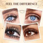 Homeaura Professional Eyelash Comb, Stainless Steel Needle Mascara Guide Applicator, Eyebrow Brush Curler Cosmetic Tool, Black - Image 5