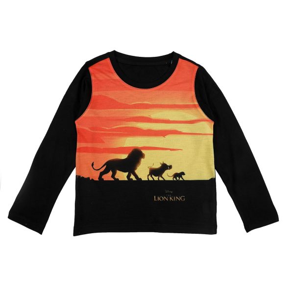 Lion King by Wear Your Mind Boy's Regular fit Long Sleeve Top