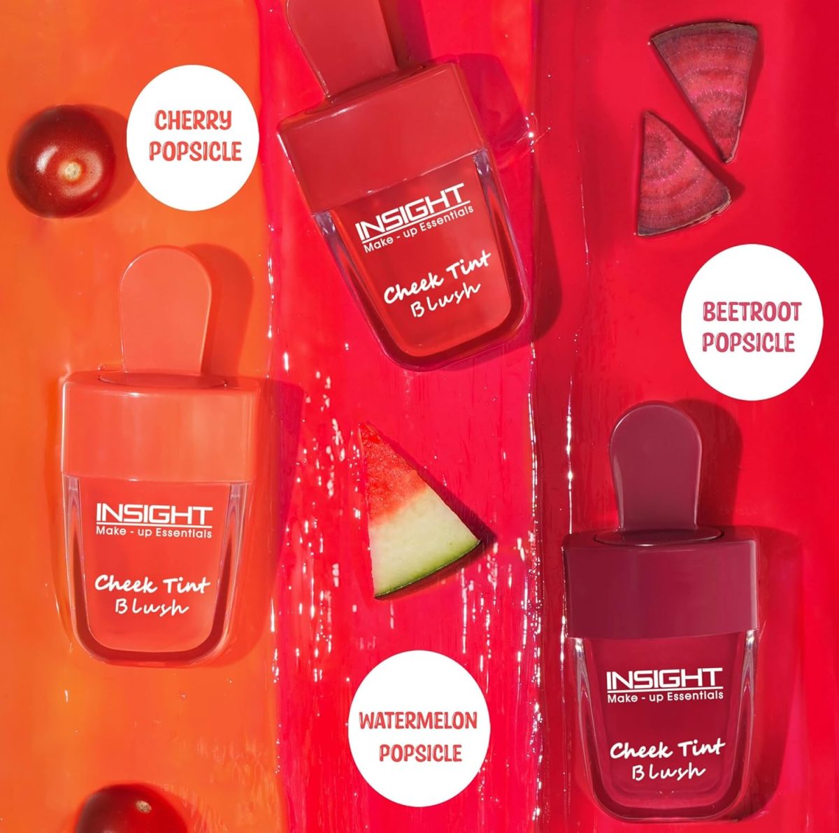 Insight Cosmetics Cherry Cheek Tint Blush, with Goodness of Avacado Oil | Highly Pigmented| Long Lasting| Hydrating Tint, 7gm - Image 5