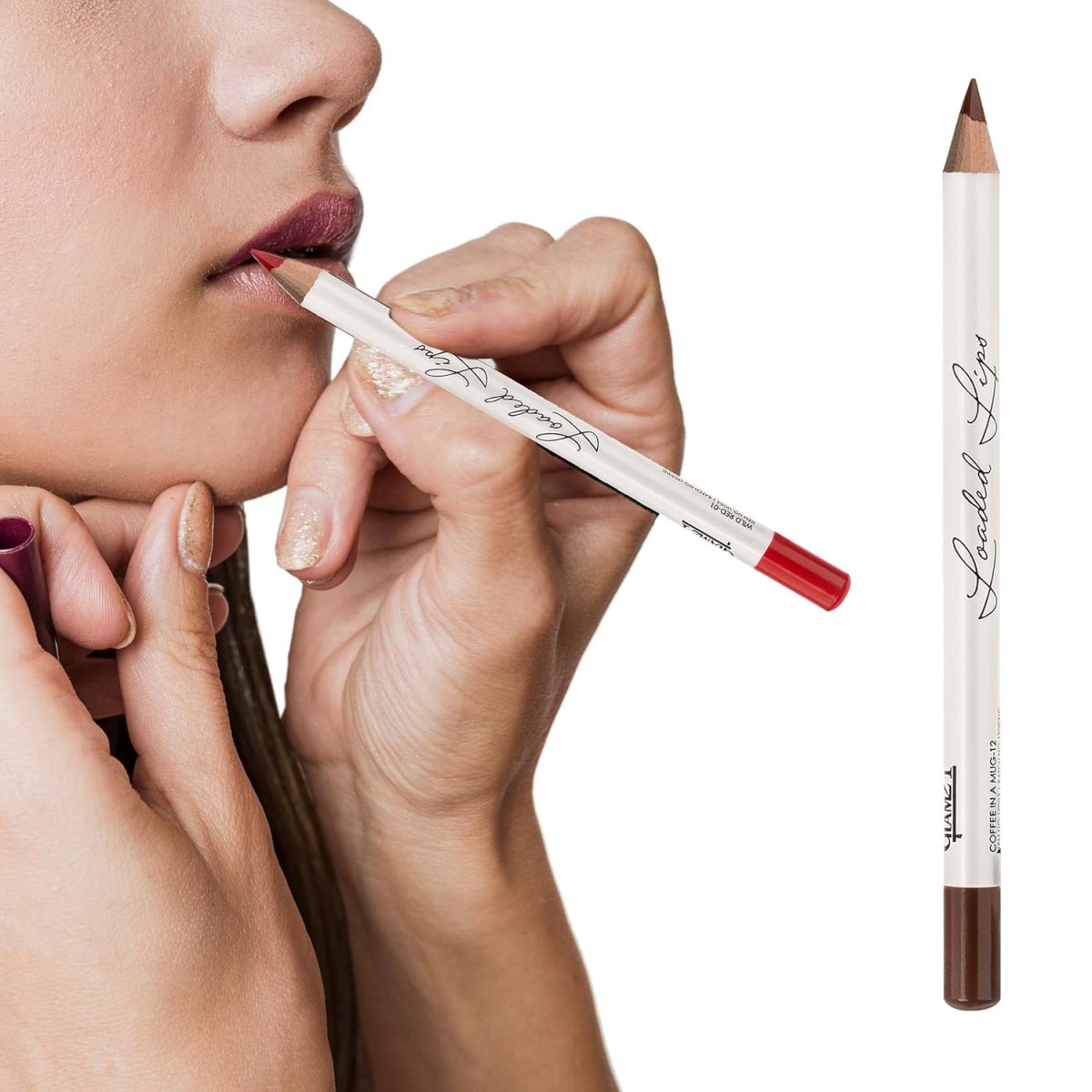 Glam21 Lip Liner For Clean Contoured Lip | Creamy, Easy Slide Formula | Renders Perfect Pout | Shade - 12 Coffee In A Mug - Image 4