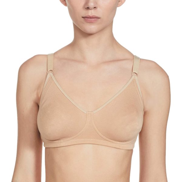 Zuperb Lingerie Women's Cotton Wirefree Non Padded Shaper T-Shirt Bra