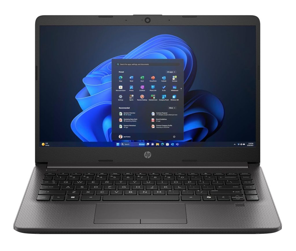 HP 240R Notebook, 13th Gen i3-1315U, 8GB DDR4, 512GB SSD, 14-inch(35.6cm),Anti-Glare, HD Laptop, Intel UHD Graphics, (DOS, Silver,1.47kg) G9