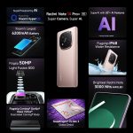Redmi Note 14 Pro+ 5G Champagne Gold 8GB RAM 128GB Storage| 50 MP Triple Camera with Telephoto | Corning Gorilla Glass Victus 2 | IP68 IP69 | SD 7s Gen 3 - Image 2