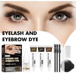 BNF Professional Eyelash Eyebrow Dye Tint Gel Oil Proof Eyebrow Tinting Kit Dark Brown - Image 8