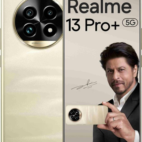 Realme 13 Pro+ 5G (Monet Gold,8Gb Ram,256Gb Storage)|Upto 16Gb Dynamic Ram|Snapdragon 7S Gen2 Processor|6.7" Curved Display|50Mp+8Mp+50Mp|32Mp Front Cam|Ai Ultra Clarity|80W Supervooc