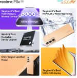 realme P3x 5G (Stellar Pink, 6GB RAM, 128GB Storage) | 6.72" FHD 120Hz Display | 50MP AI Camera | 6000mAh Battery | 45W Fast Charging | Dimensity 6400 Processor | Android 15 | IP69 Rated Smartphone - Image 3