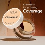 Mila Beauté Conceal It Pot | Enriched With SPF 15 and Vitamin E | Light Weight Concealer | Long Lasting Coverage | Natural Matte Finish | Covers All Skin Concerns | Easily Blendable Concealer (Orange Corrector) - Image 2
