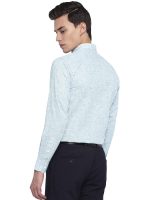 GHPC Cotton Linen Plain Solid Full Sleeves Regular Fit Formal Shirt for Men - Image 3