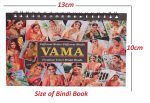 VAMA FASHIONS Multicolour Plain Round Small Medium Bindis Book kumkum sticker pottu Booklet for Girls & Women (2 bindi booklet 504+504 = 1008 Bindis Books) - Image 3