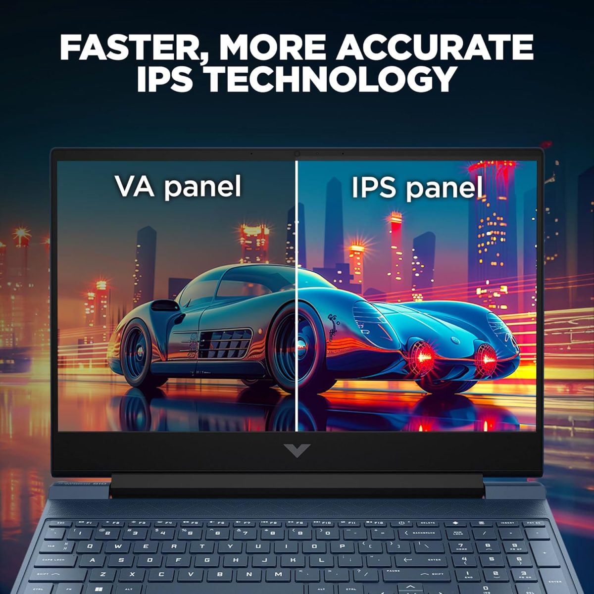 HP Victus, 12th Gen Intel Core i5-12450H, 4GB NVIDIA GeForce RTX 3050 Gaming Laptop (16GB RAM, 1TB SSD) 144Hz, IPS 15.6"/39.6cm, Win 11, MS Office 2021, Blue, 2.3Kg, Enhanced Cooling, fa1388TX - Image 7