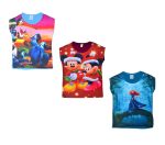 Sathiyas Girls' T-Shirt (Pack of 3)