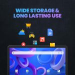 IRA Duo Pro 10.4" Android Tablet | 6GB RAM, 64GB ROM | Wi-Fi + 4G Volte | Dual SIM | 2GHz Octa-Core | 8000mAh Battery | Keyboard + Stylus + Flip Cover, OTG Cable & Earphones - Image 8