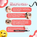 Dazller Eyebrow Pencil with Sharpener|Water-Resistant|Long Stay|Creamy Wax Formula|Infused with Carnauba & Castor Oil|Brown-2|Pack of 6|9g - Image 5
