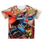 Superman by Wear Your Mind Boy's Plain Regular T-Shirt (WB.SM.BT002_Multicolour 13-14Y)