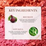 Just Herbs Nourishing Powder Blush Infused with Beetroot & Gotukola Highly Pigmented, Buildable Suitable for All Skin Tones - 3.5 g - Image 7