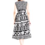 MRV 100% Cotton Comfort Rajasthani Jaipuri free size dress (midi dress) - Image 4