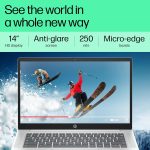 HP Chromebook 14, Chrome OS, Intel Processor N100, Chromeos, 14-Inch (35.6 Cm),Hd, 4Gb LpDDR5,64GB Emmc, Intel UHD Graphics, 720P HD Camera W/Privacy Shutter, Thin & Light (Silver, 1.45 Kg), Nf0014Tu - Image 5