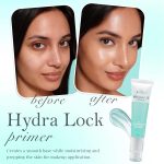 Justgold Hydra Lock Primer with Hyaluronic Acid, Niacinamide and Aloe Water, Gel-Based & Hydrating Face Primer, Skin & Brightens, Grips Makeup Primer - Image 5