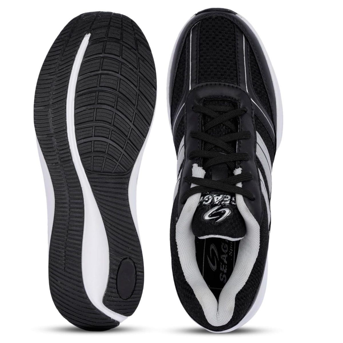 SEAGA Sports Men's Cricket Shoes, Badminton Shoes, Casual Sports Shoes, Lace-Up Walking Shoes - Image 5