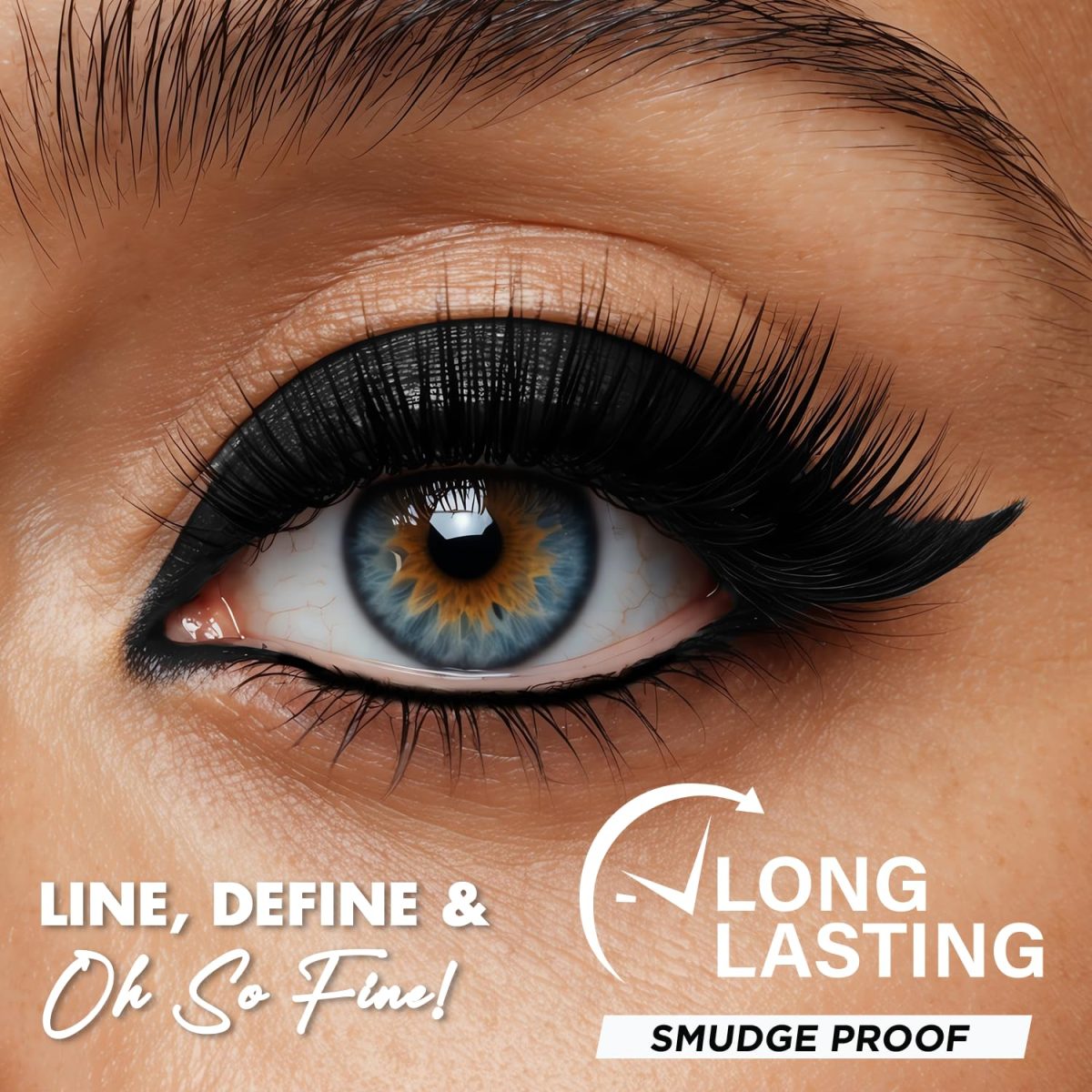 Jaquline USA Pro Stroke Intense Gel Matte Kajal And Sharpener 1.2Gm | Waterproof, Smudgeproof & Fadeproof | Longlasting | Super Black Kajal | With Free Sharpener | Nourished With Castor Oil - Image 4