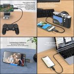 STRIFF iPhone OTG for iPhone/ipad, Lightning OTG Pendrive Adapter Compatible with iOS 13 and Later, USB Female Support Connect USB Flash Drive, Mobile Hard Drive Keyboard, Mouse (Black) - Image 3