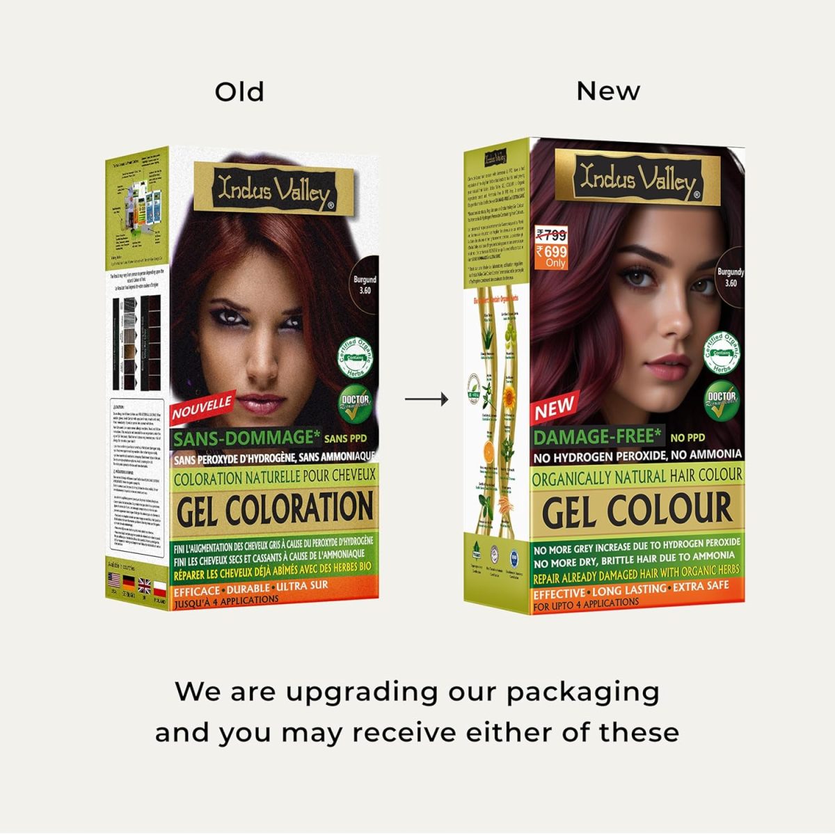 INDUS VALLEY Damage Free Natural Gel Hair Colour for Women | Ammonia & PPD Free Organic Hair Colour with 100% Grey Coverage, Long Lasting Conditioning Hair Color | Burgundy 1.00-220 ml - Image 8