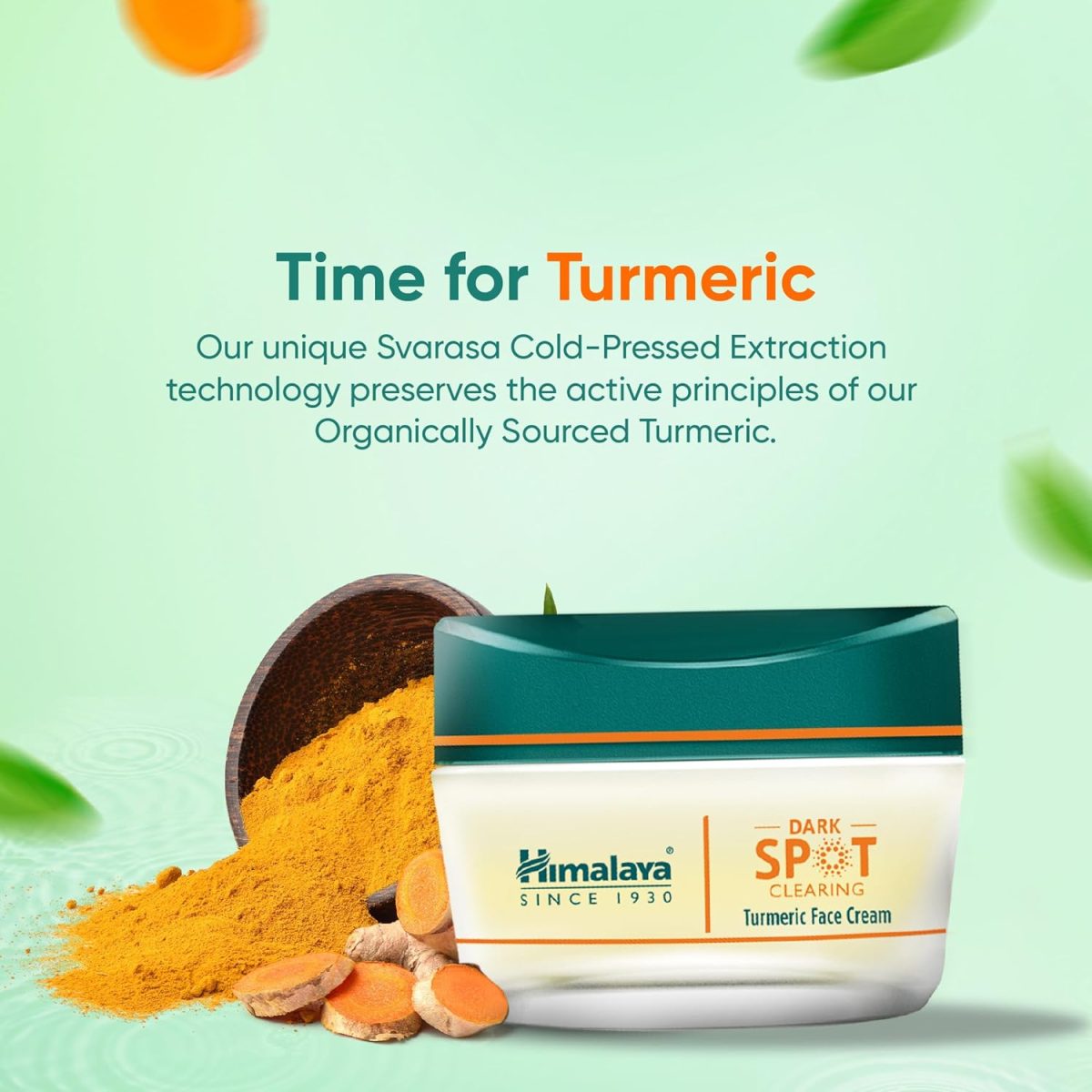 Himalaya Wellness Company Dark Spot Clearing Turmeric Face Cream | Organically Sourced Turmeric | Reduce Dark Spots In 7 Days | 2% Glycolic Acid & 2% Niacinamide | 50G - Image 5