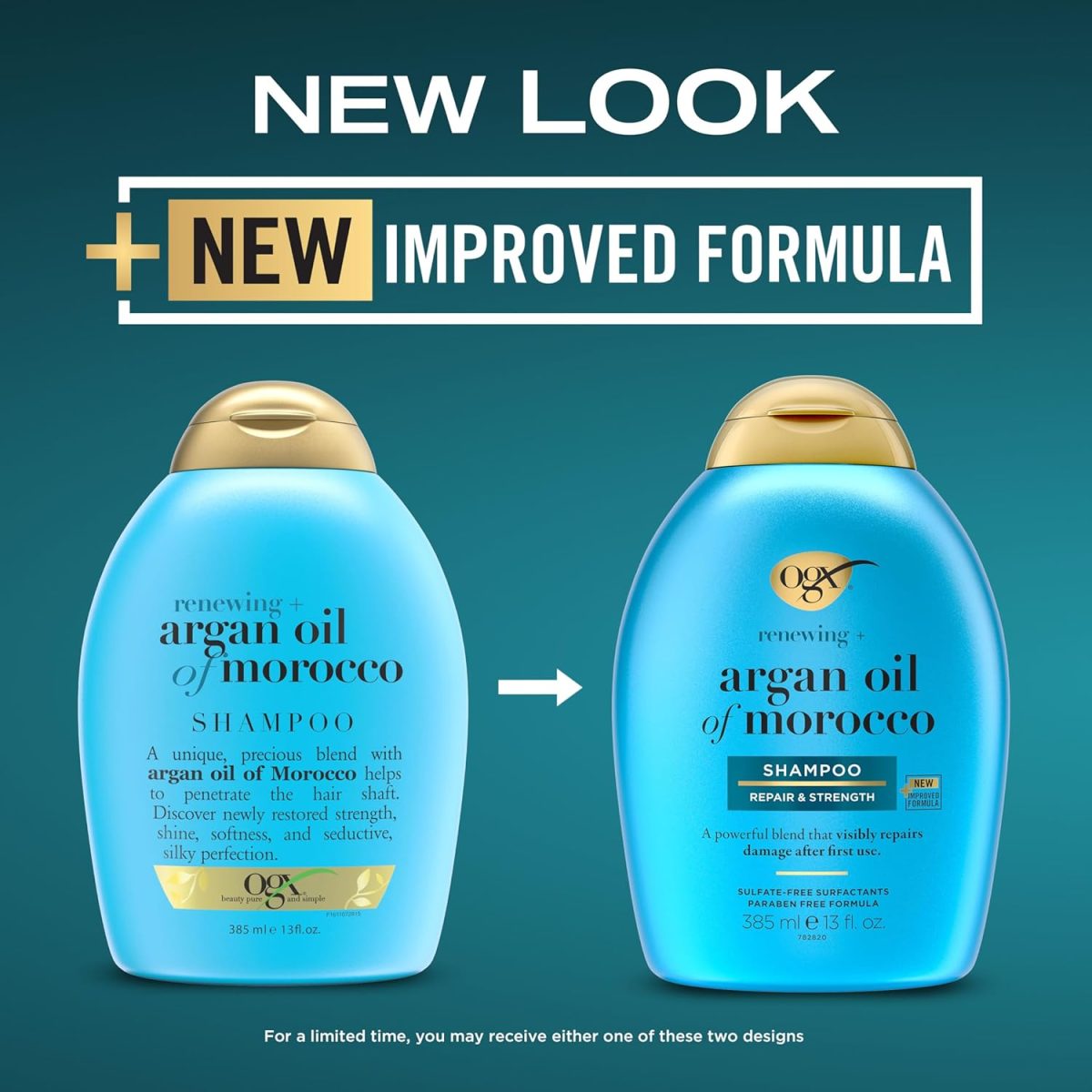 OGX Moroccan Argan Oil Shampoo - 385 Ml - Image 2