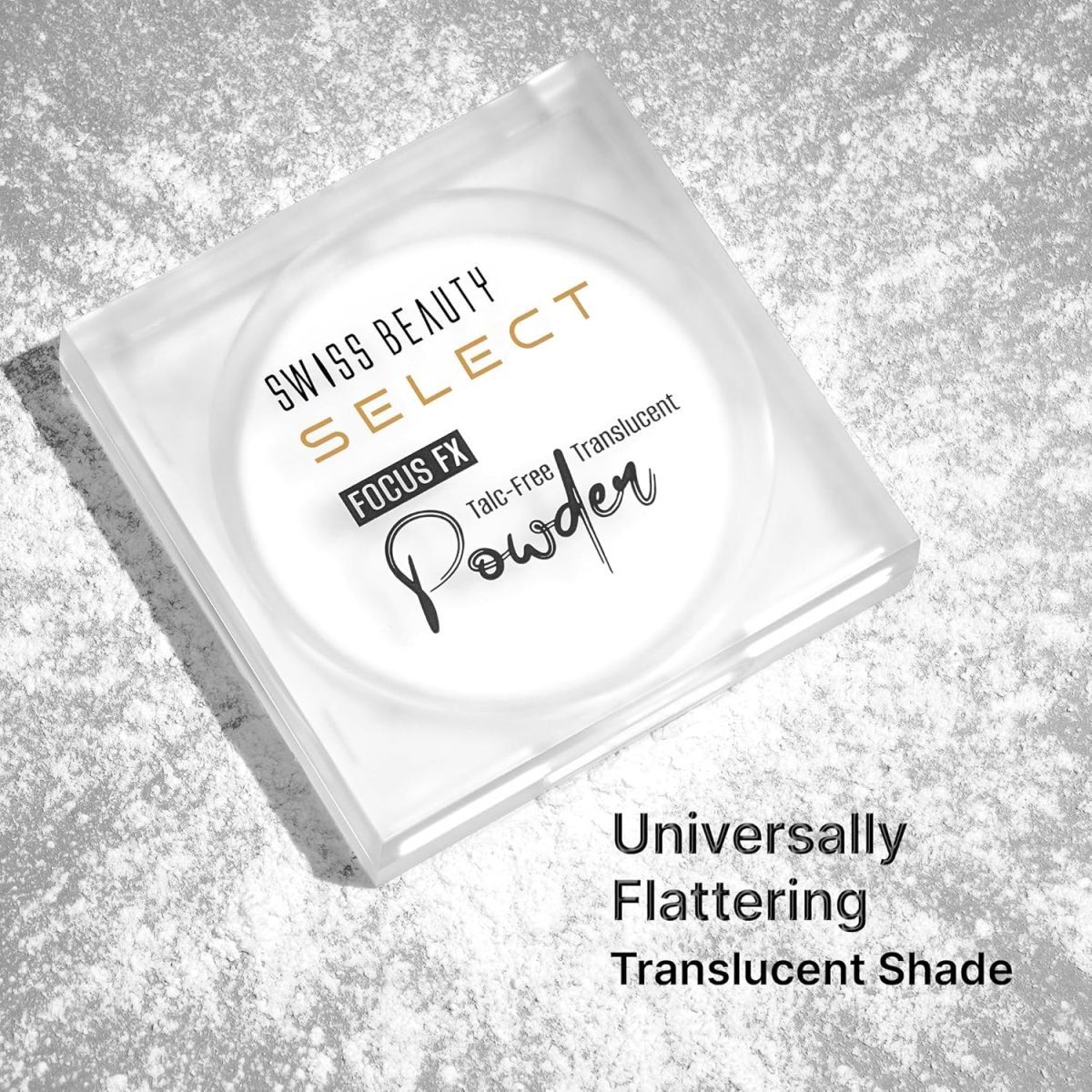 SWISS BEAUTY Select Focus FX Translucent All Skin Powder with Photochromic Technology | Blurs Pores | Matte Finish | Shade- Transparent | 7.5gm | - Image 5
