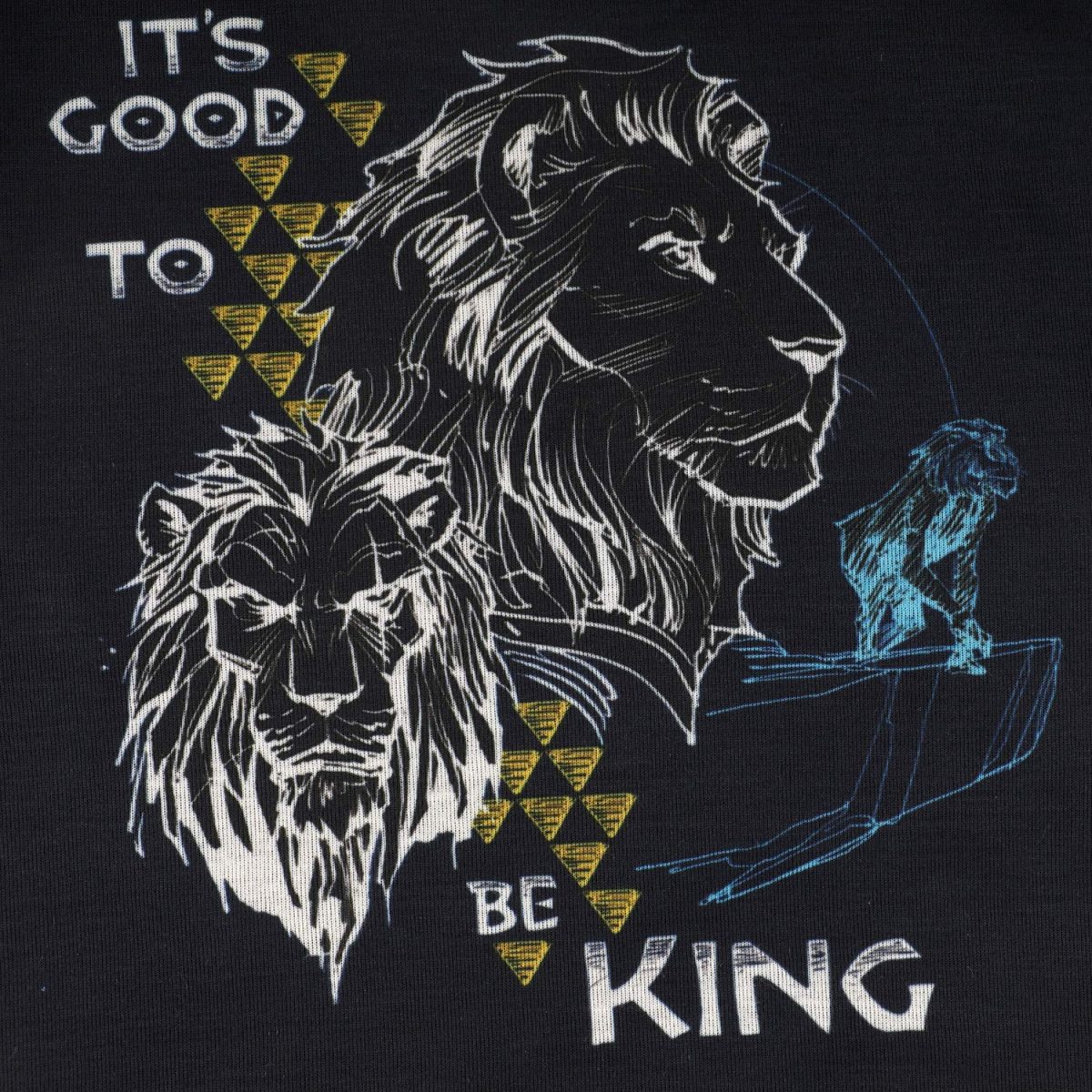 Lion King by Wear Your Mind Boy's Solid Regular Fit Long Sleeve Top - Image 3