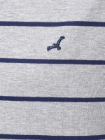 AMERICAN CREW CottonPoly Striped Polo T-Shirt for Men - Image 8