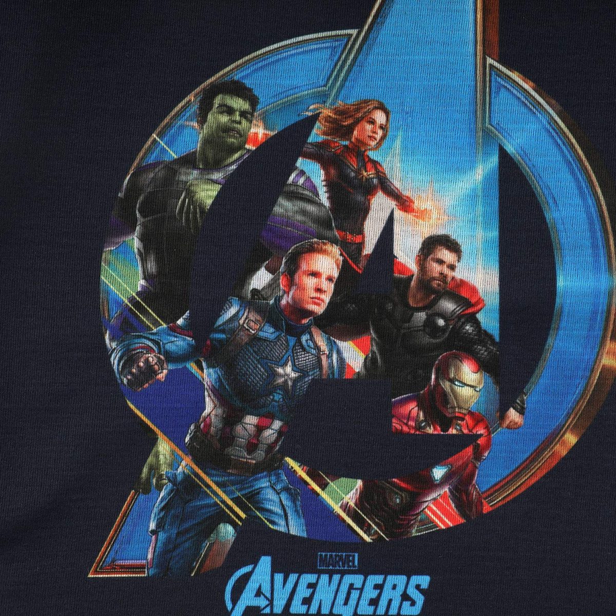 Marvel Avengers by Wear Your Mind Boy's Plain Regular Fit Long Sleeve Top (DMAF0120.3_Navy Blue4 7-8Y) - Image 3