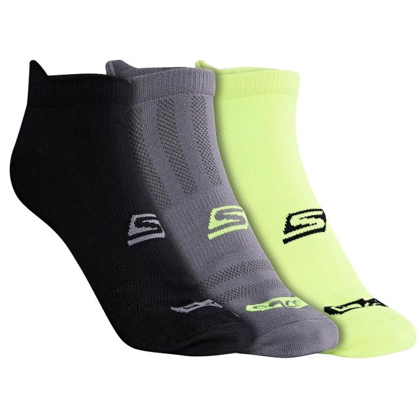 Skechers Nylon Men Short Socks S20011Id-Bccl L, Multicolour